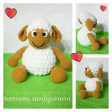 Crochet pattern bears + sheep Ternura Amigurumi English - Deutsch - Dutch