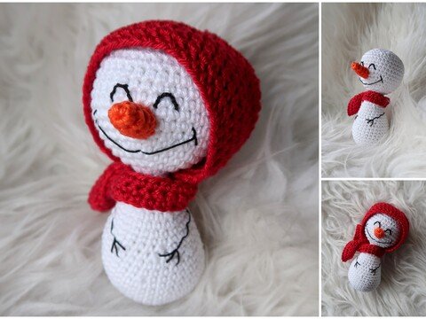 Grinseschneemann (Mini) von LaCritza