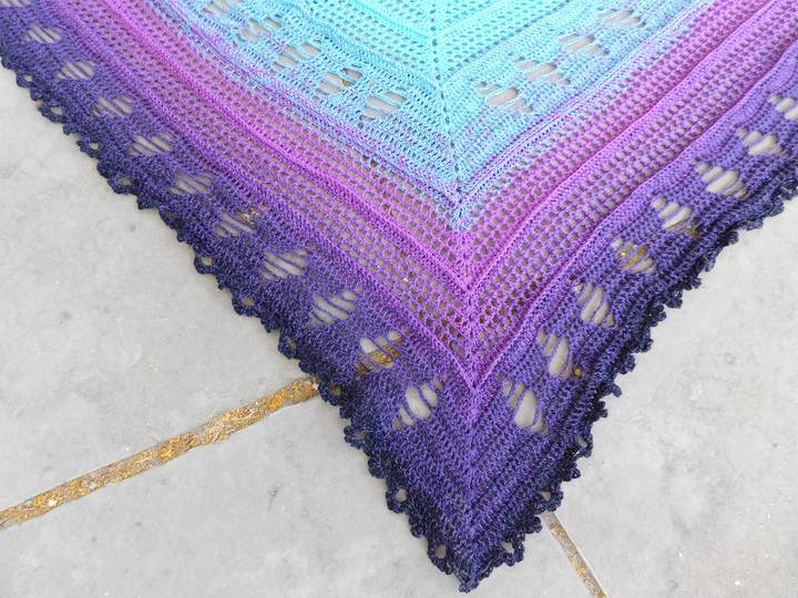 Dreieckstuch VERFÜHRUNG Häkelanleitung