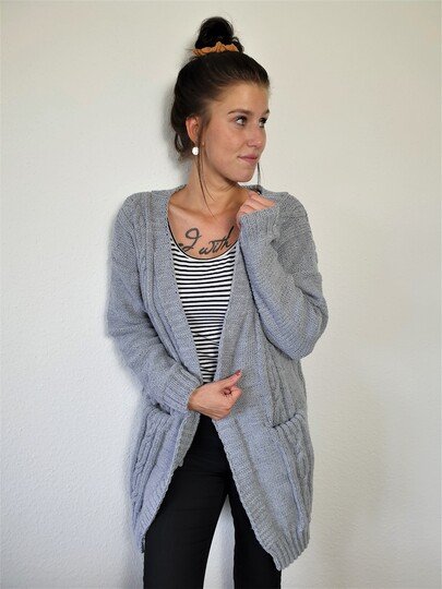 171 Strickanleitung Cardigan Strickjacke Betty