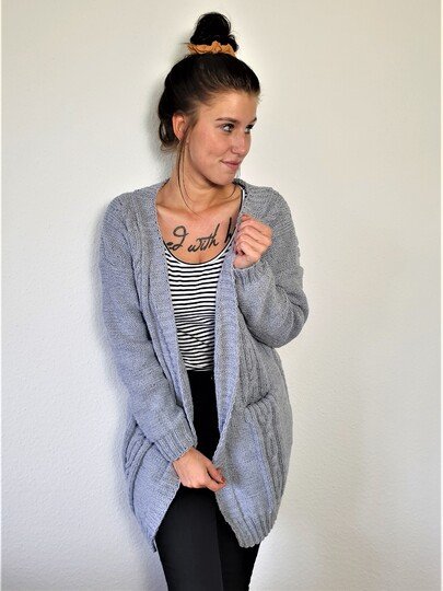 171 Strickanleitung Cardigan Strickjacke Betty