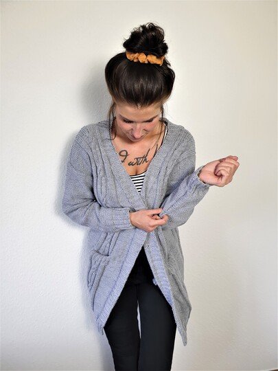 171 Strickanleitung Cardigan Strickjacke Betty