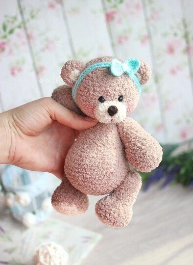 Crochet pattern amigurumi bear Brownie