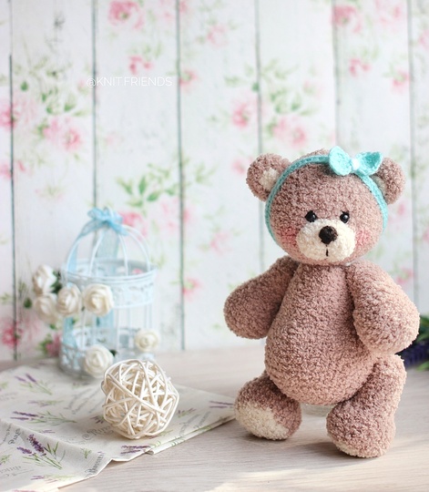 Crochet pattern amigurumi bear Brownie