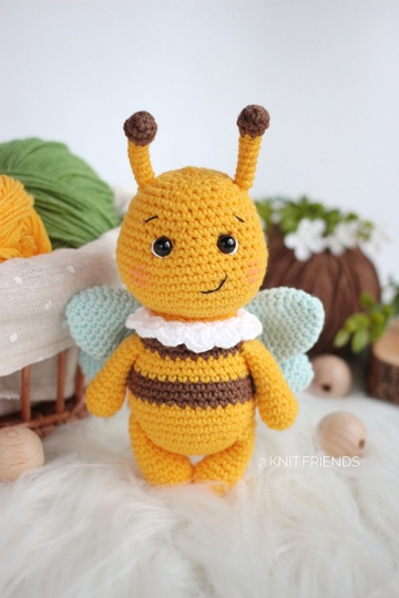 Die freundliche Hummel Häkelanleitung Amigurumi