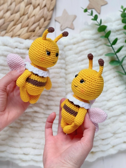 Die freundliche Hummel Häkelanleitung Amigurumi