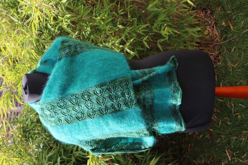 Strickanleitung Schal Scottish Diamonds