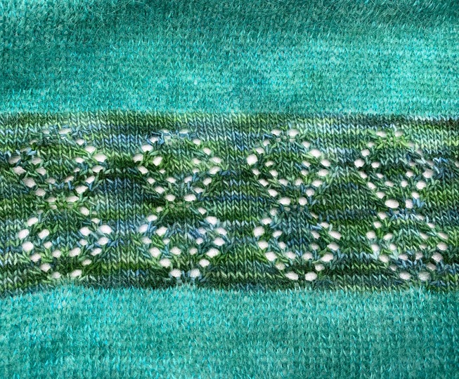 Strickanleitung Schal Scottish Diamonds