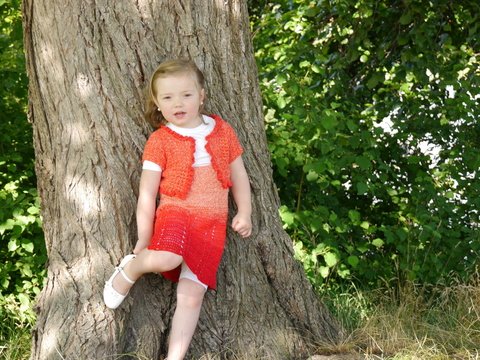 Häkelanleitung für ein Sommerkleid und Bolero