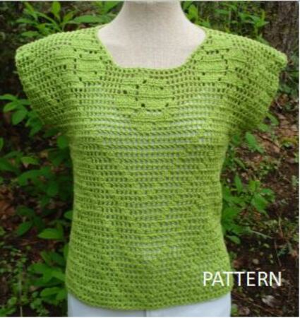Filet Crochet T-Shirt - PW-203