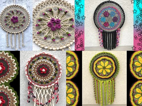 Sparpaket mit 4 herrlichen Traumfängern