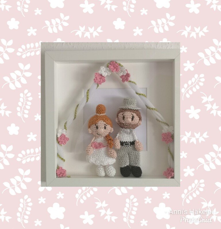 Ein Brautpaar als Taschenbaumler oder jetzt wird geheiratet :-)