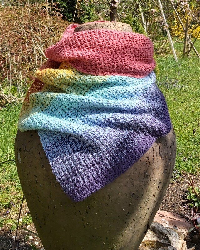 asymmetrischer Tuchschal " Nala " Häkelanleitung - Bild 6