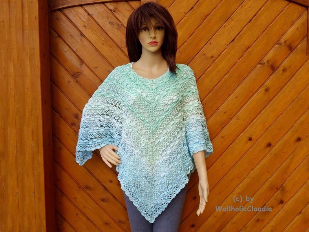 Häkelanleitung Poncho "Adria"