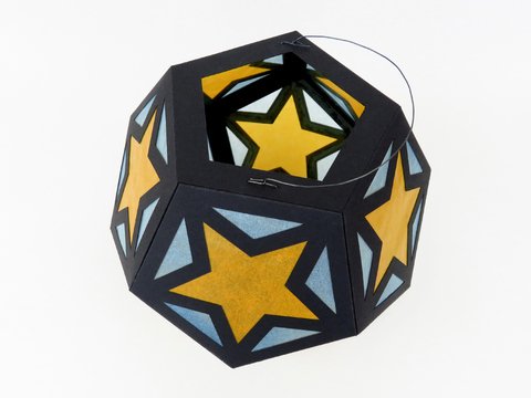 St. Martins-Laterne – Sterne – Bastelanleitung und Vorlagen