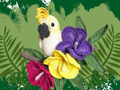 Kakadu - Kollektion Amazonas Häkelanleitung Amigurumi