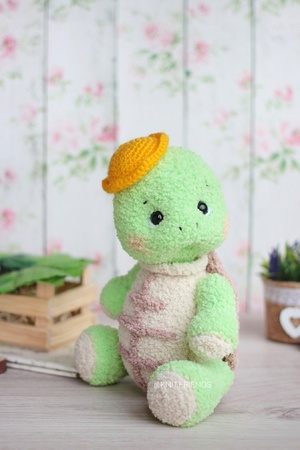 Crochet pattern Amigurumi Fedya the turtle