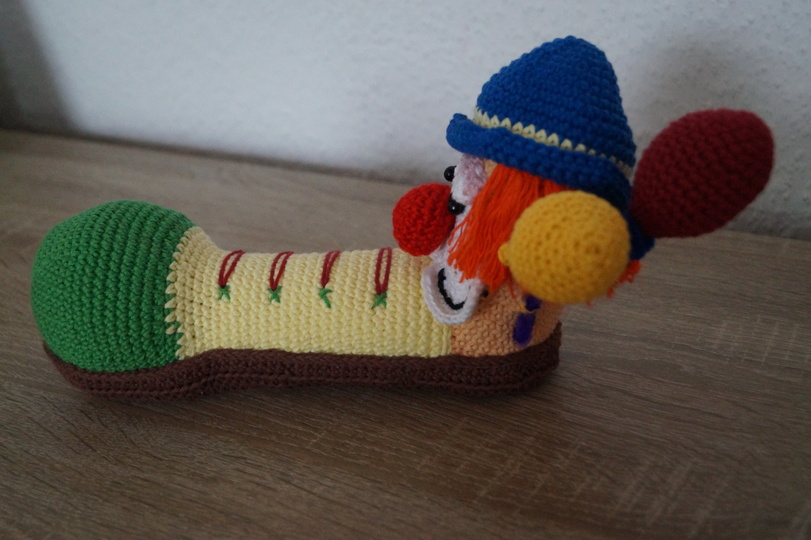 Ferdi - Clownutensilo für den Kinderschreibtisch- Schulanfang