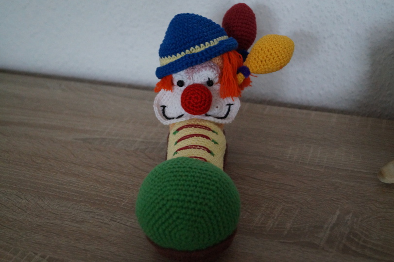 Ferdi - Clownutensilo für den Kinderschreibtisch- Schulanfang