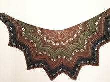 Häkelanleitung Tuch Blumenstern