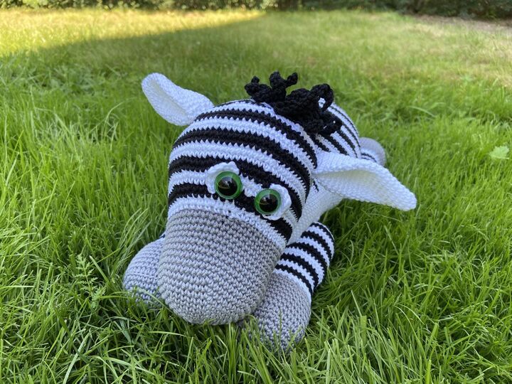 Häkelanleitung - Zino Zebra