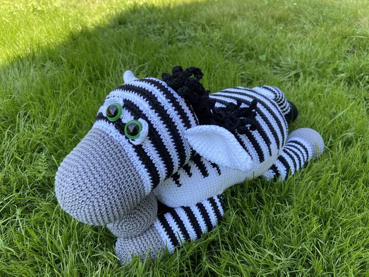 Häkelanleitung - Zino Zebra