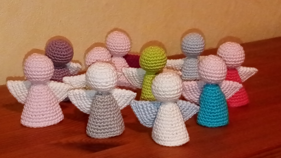 Anleitung Schutzengel, gehäkelt