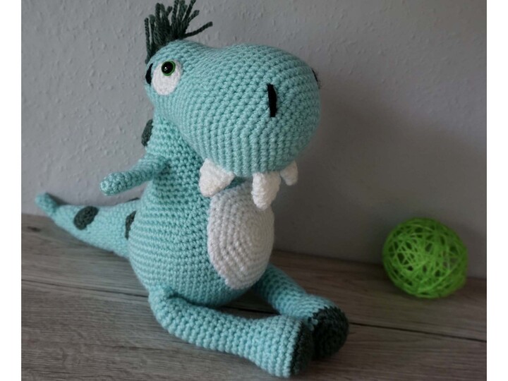 Amigurumi Häkelanleitung Dino Rex