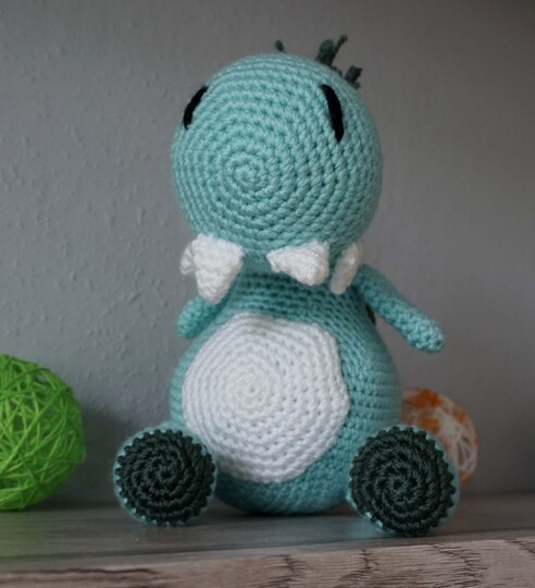 Amigurumi Häkelanleitung Dino Rex