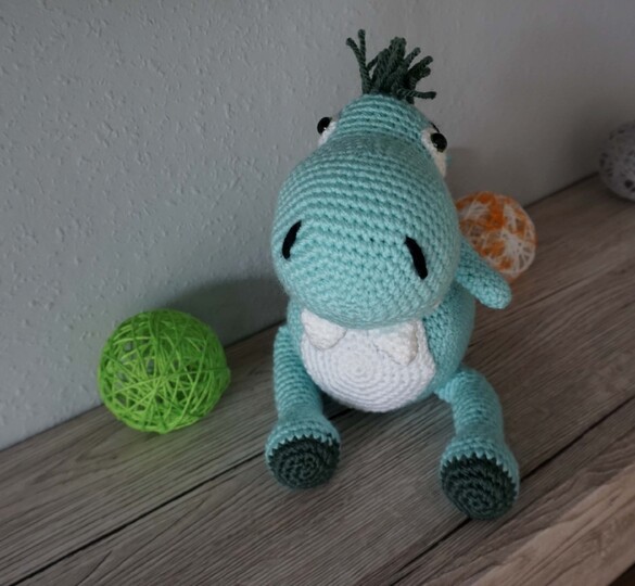 Amigurumi Häkelanleitung Dino Rex