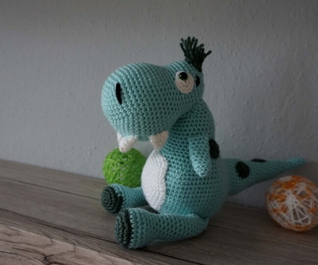 Amigurumi Häkelanleitung Dino Rex
