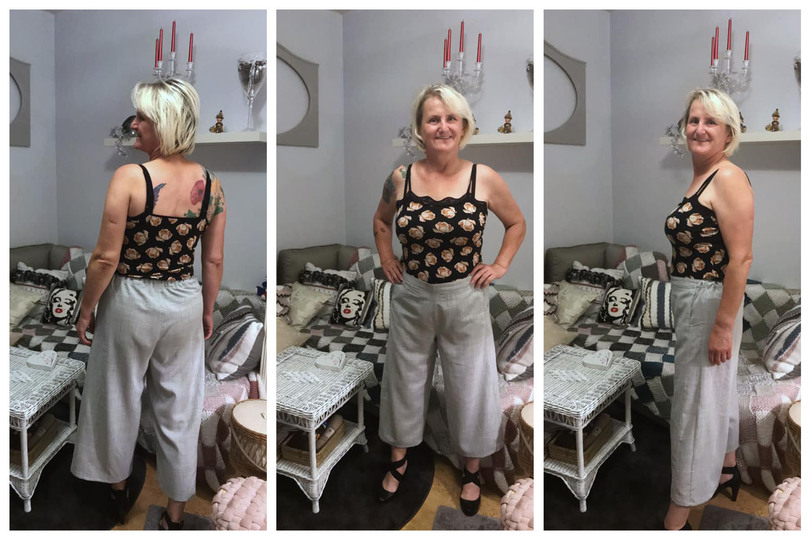 Culotte Midori pants pattern for short, 7/8, and full-length trousers.