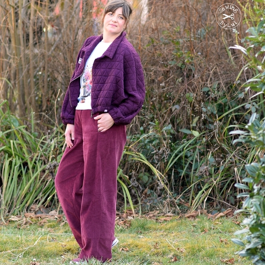 Culotte Midori pants pattern for short, 7/8, and full-length trousers.