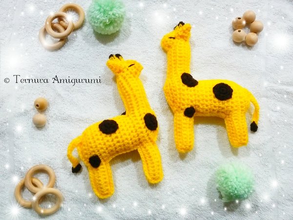 Crochet pattern giraffe PDF Ternura Amigurumi English- Deutsch- Dutch