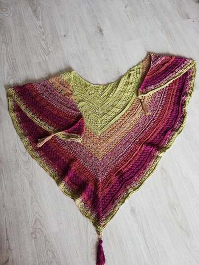 Anleitung Dreieckstuch "Apfelblütentraum"