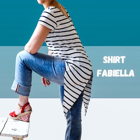 Shirt Fabiella Gr. 34-54 Schnittmuster & Nähanleitung