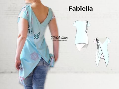 Shirt Fabiella Gr. 34-54 Schnittmuster & Nähanleitung