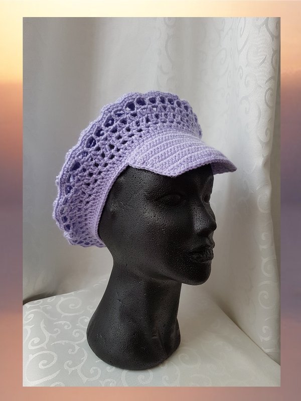 Häkelanleitung - Cap Sommerflieder - Bild 2