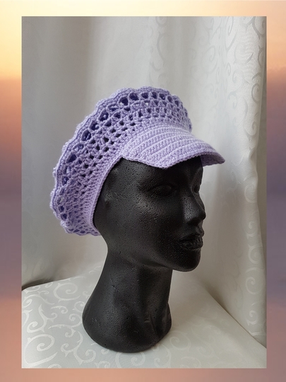 Häkelanleitung - Cap Sommerflieder