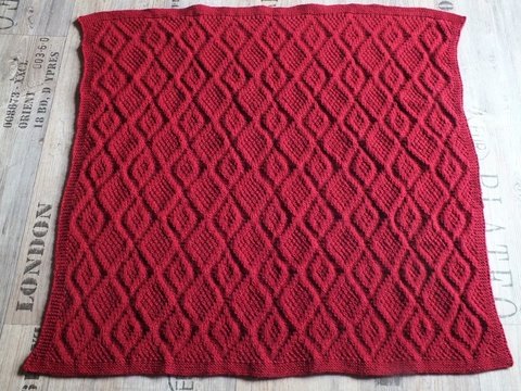 Strickanleitung Babydecke Rautilosa