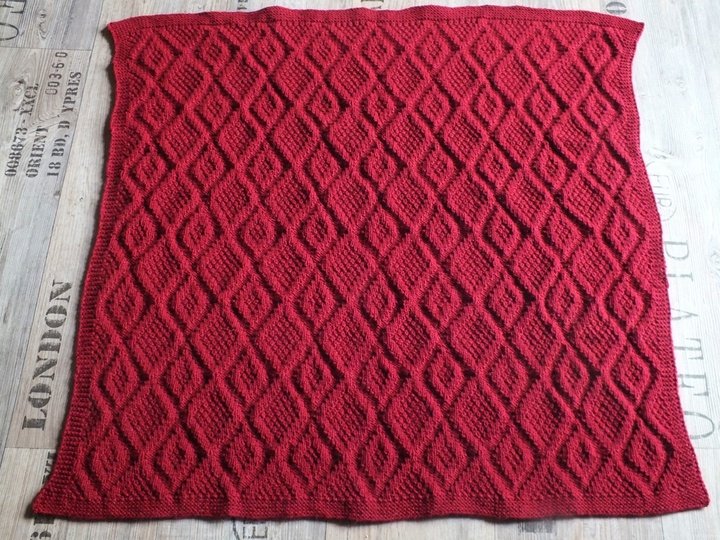 Strickanleitung Babydecke Rautilosa