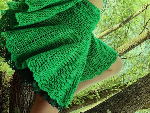 Anleitung Blume vom Waldrand - Rüschen Glocken Rock