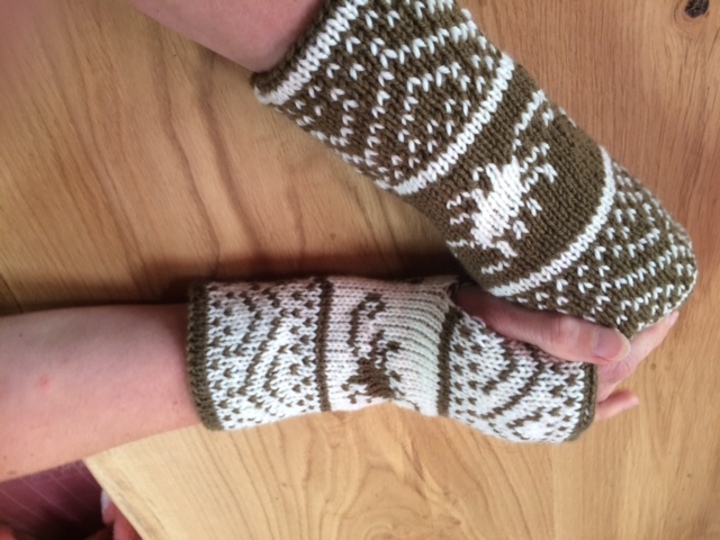 Anleitung Sternzeichen Armstulpen - Der Skorpion