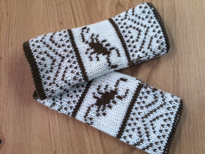 Anleitung Sternzeichen Armstulpen - Der Skorpion