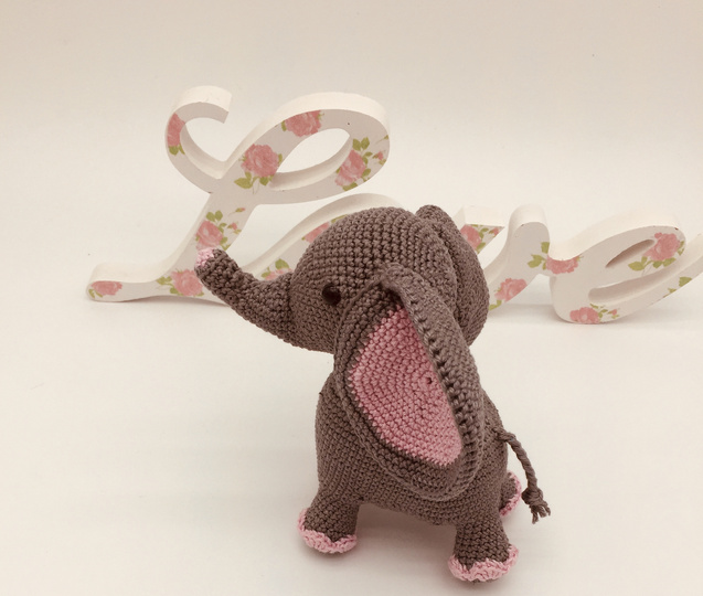 Häkelanleitung Elefant Ella