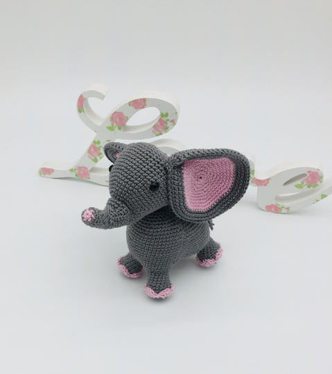 Häkelanleitung Elefant Ella