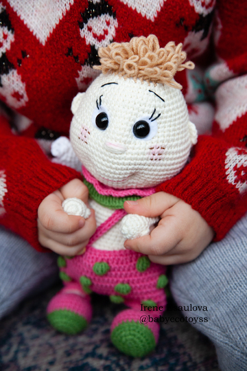 Amigurumi pattern Crochet angel Strawberry cupid