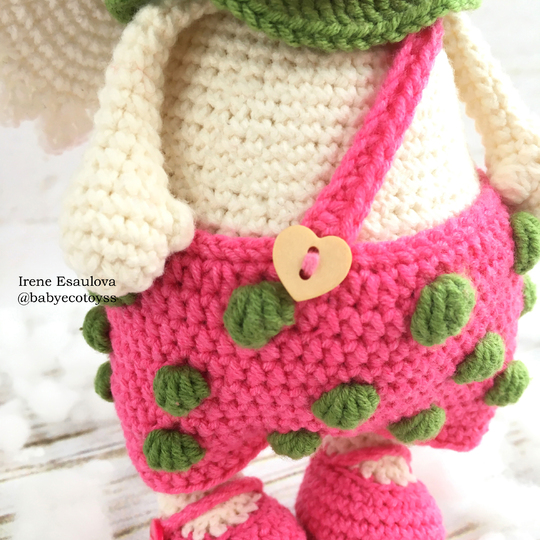 Amigurumi pattern Crochet angel Strawberry cupid