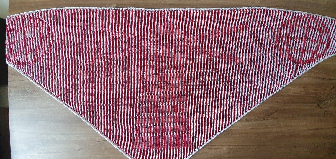 Lighthouse, Shadow Knitting, Illusion Knitting, Motif Shawl