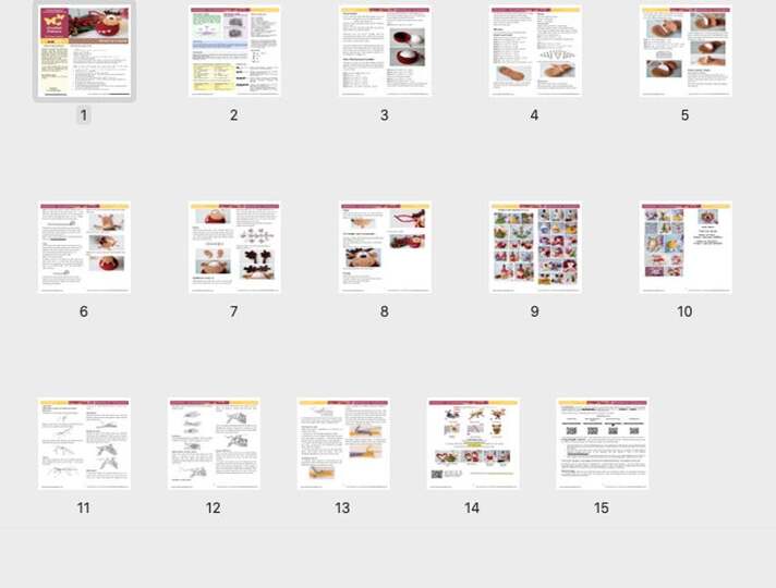261 Moos or Reindeer on a bauble Knittoy CP